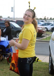 Amanda helping with Connors Fall Festival 2014
